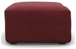 Heart of House Chloe Fabric Footstool - Wine